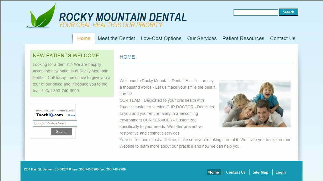 CDA Website More Details Colorado Dental Association