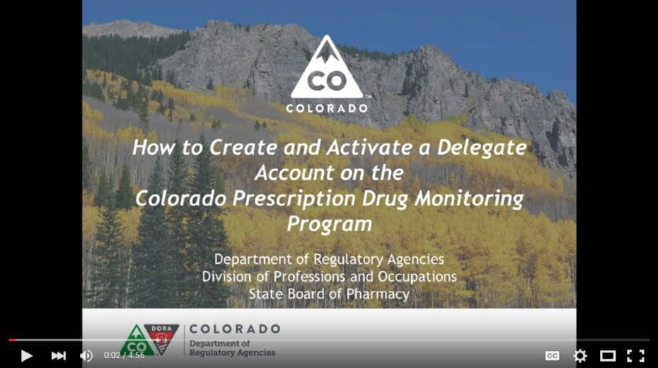 PDMP Releases Video Training on Creating and Activating Delegate ...
