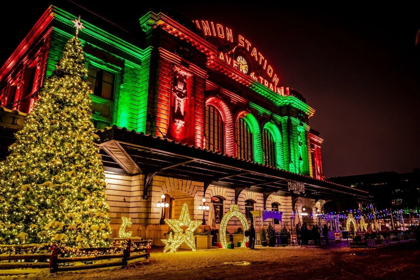 Union Station photo at Christmas