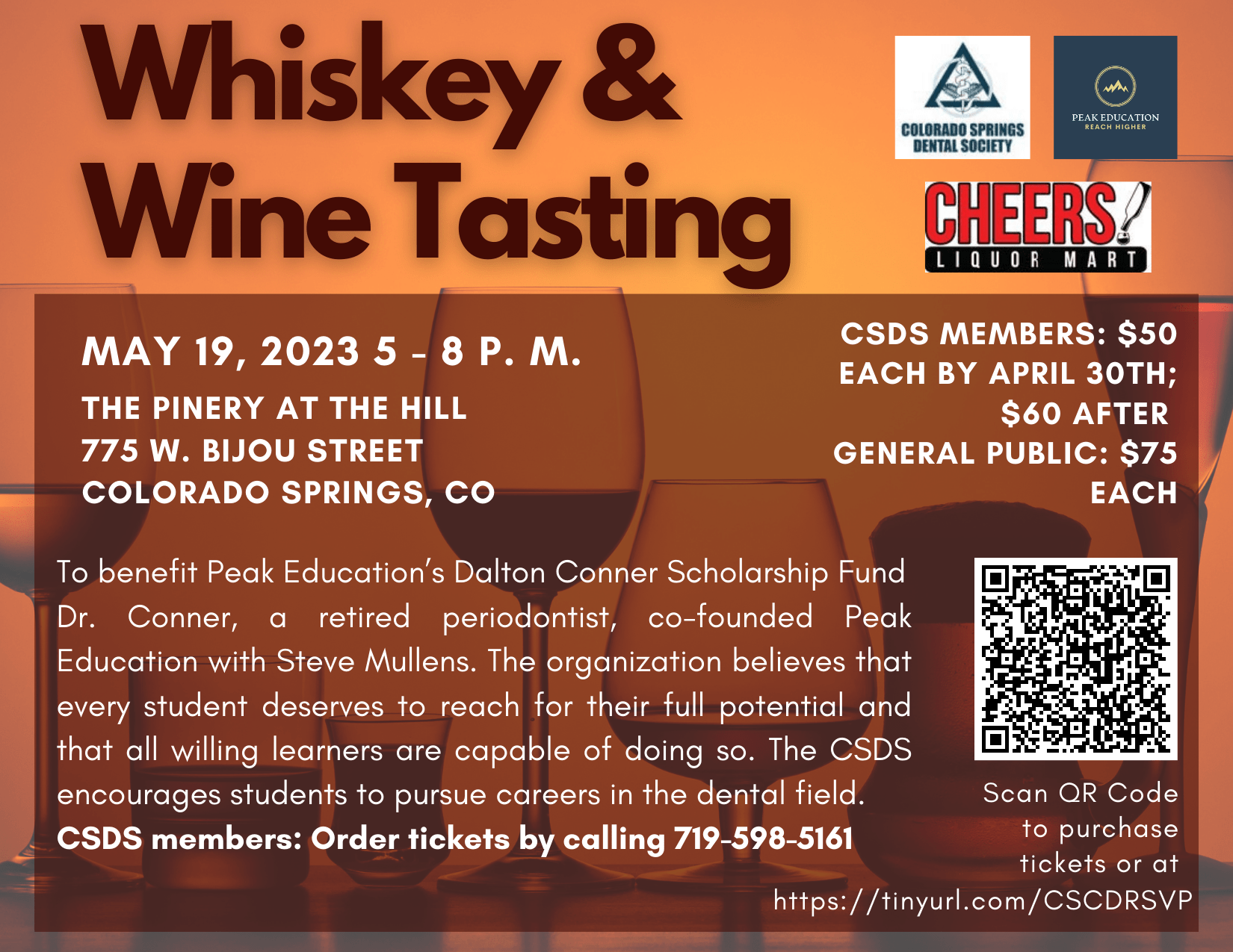 Whiskey & Wine Tasting With CSDS - Colorado Dental Association